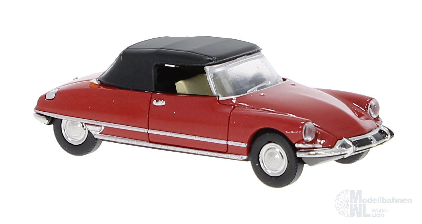 Brekina 14230 - Citroen DS geschlossenes Cabrio Chapron rot H0 1:87