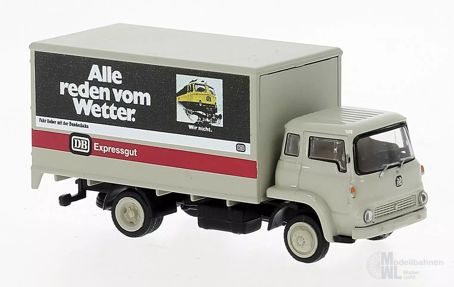 Brekina 35935 - Bedford TK der DB mit Wetterwerbung H0 1:87