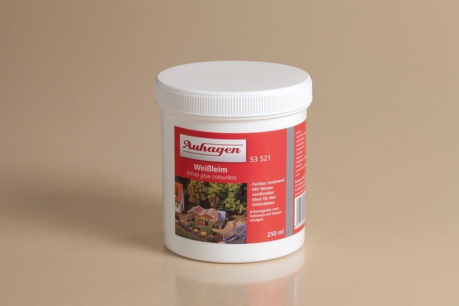 Auhagen 53521 - Weißleim farblos 250 ml