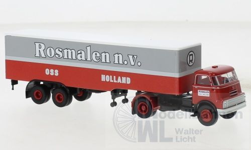 Brekina 85232 - DAF Do 2000 Koffer-Sattelzug Rosmalen (NL) H0 1:87