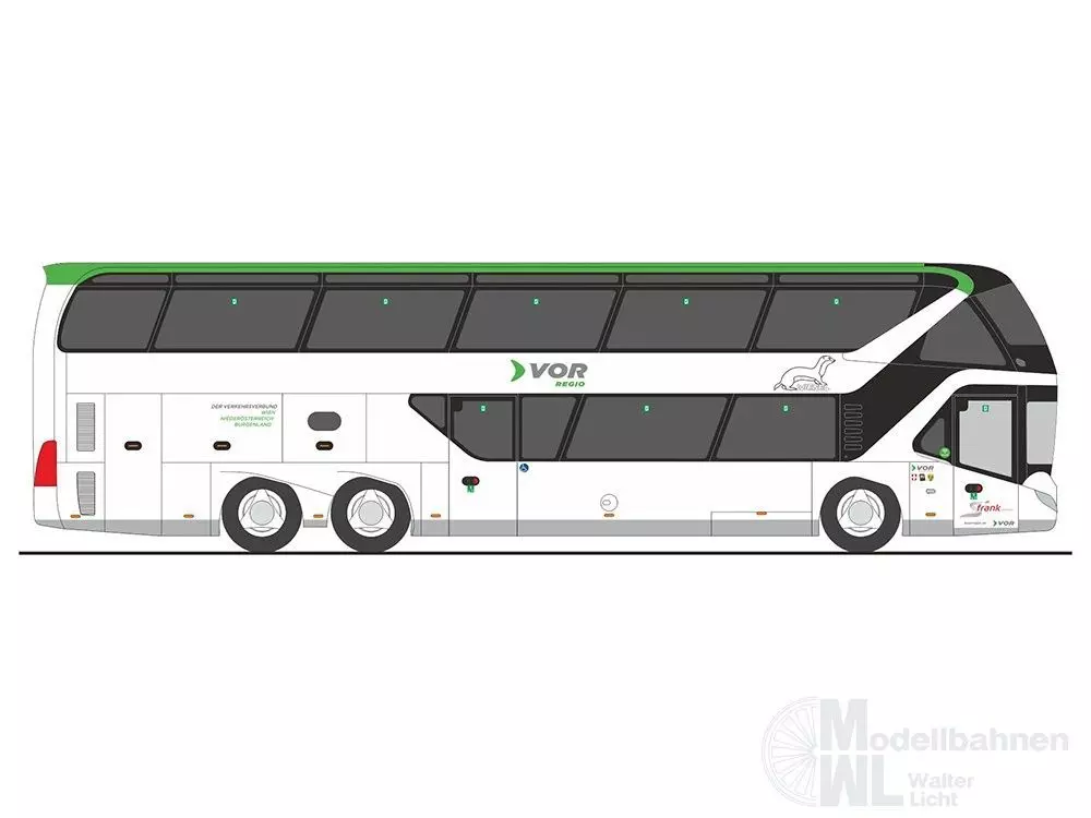 Rietze 69056 - Neoplan Skyliner´11 VOR - Frank Reisen (AT)  H0 1:87