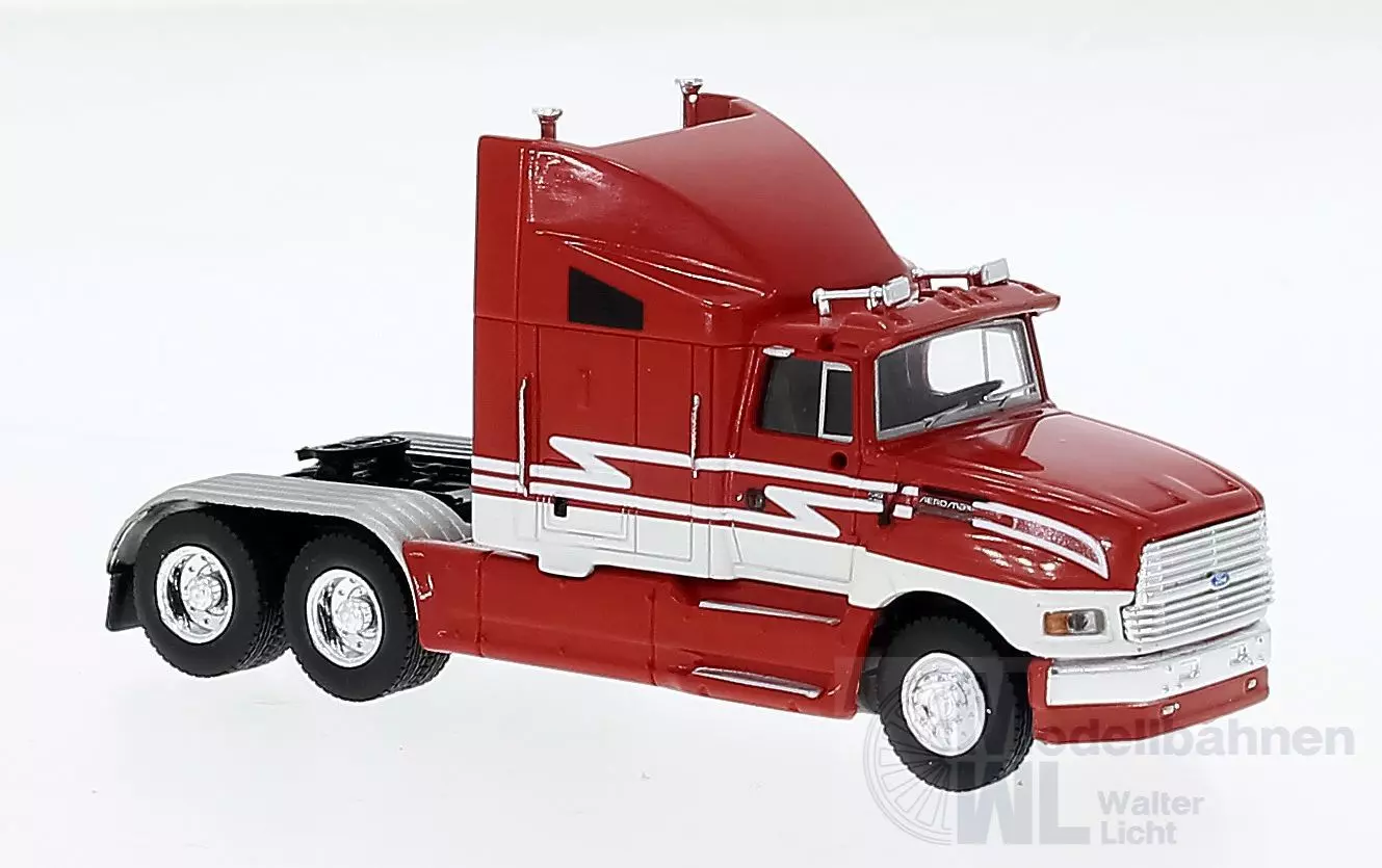 Brekina 85901 - Ford Aeromax feuerrot/weiß H0 1:87