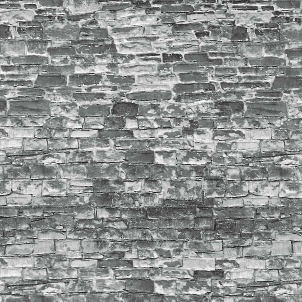 Vollmer 46055 - Mauerplatte Naturstein grau aus Karton 10 Stück H0 1:87