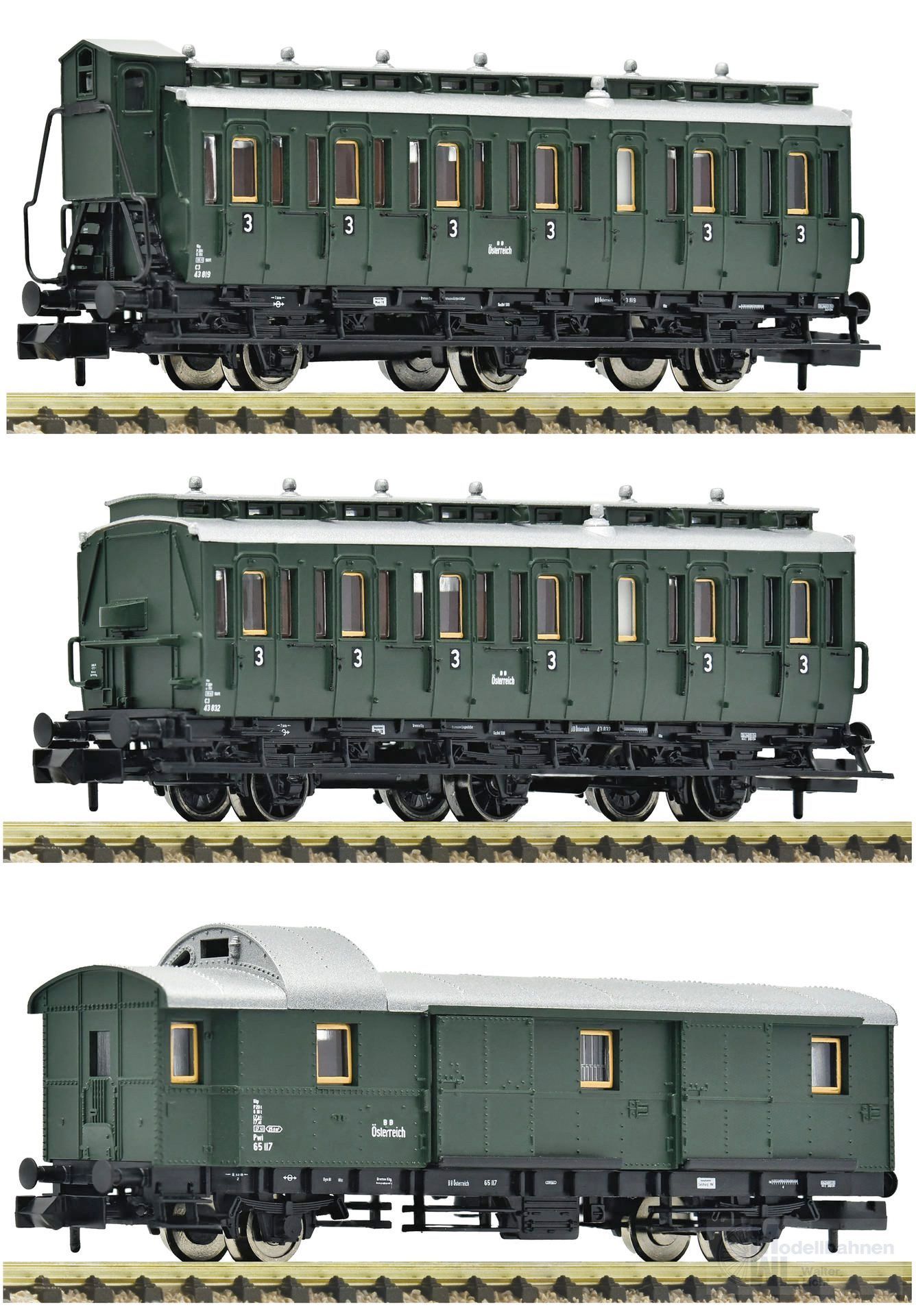 Fleischmann 6260055 - Personenwagen Set ÖBB Ep.III 3.tlg. N 1:160