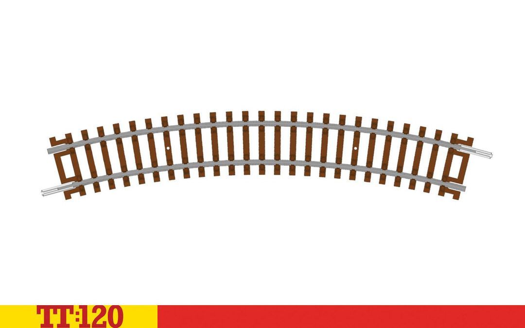 HORNBY TT TT8003 - Gleis gebogen Radius 1 / Curve - 1st Radius TT 1:120