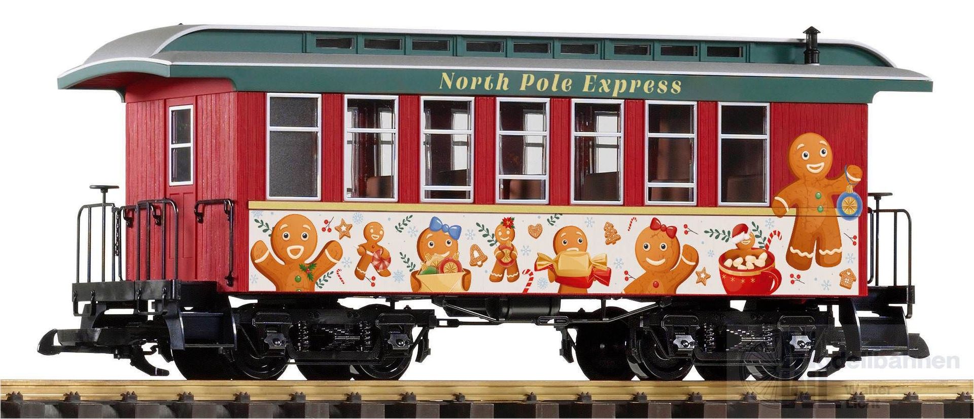 Piko 38670 - Personenwagen North Pole Express (Wg.Nr. 2) Spur G 1:22,5