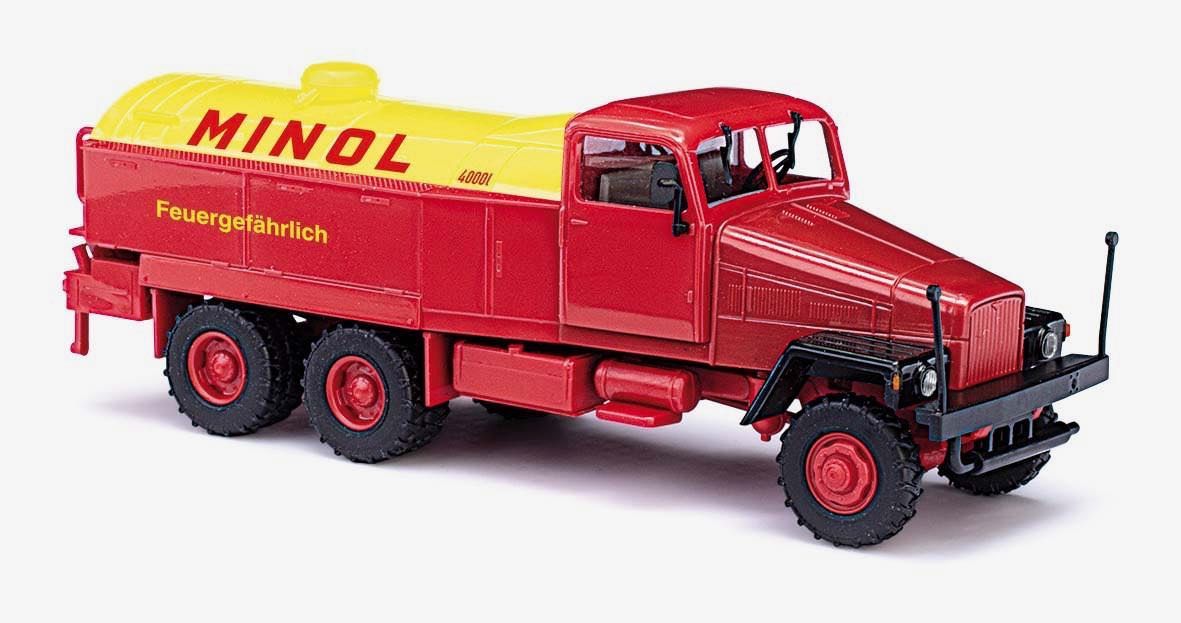 Busch 51553 - IFA G5´59 Tankwag. 1550 Minol H0 1:87