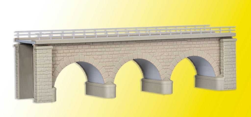 Kibri 37660 - Erzberg-Brücke mit Eisbrecherpfeilern eingleisig N 1:160