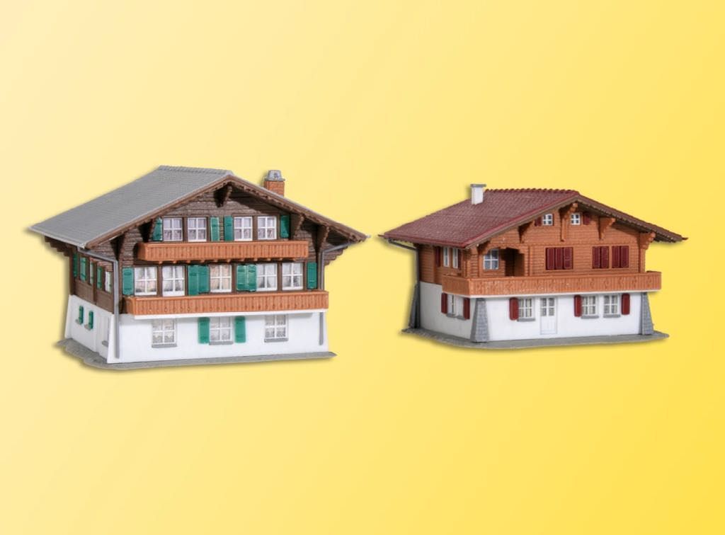 Kibri 37034 - Chalet Lenk 2 Stück N 1:160