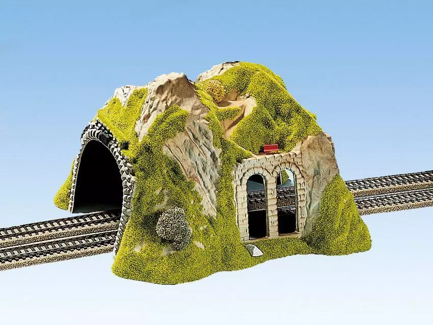 Noch 02430 - Tunnel 2-gleisig, gerade, 30 x 28 cm H0 1:87