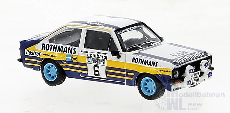 Brekina 19587 - Ford Escort RS 1800 6 von Ari Vatanen RAC-Rallye ´79 für Set H0 1:87