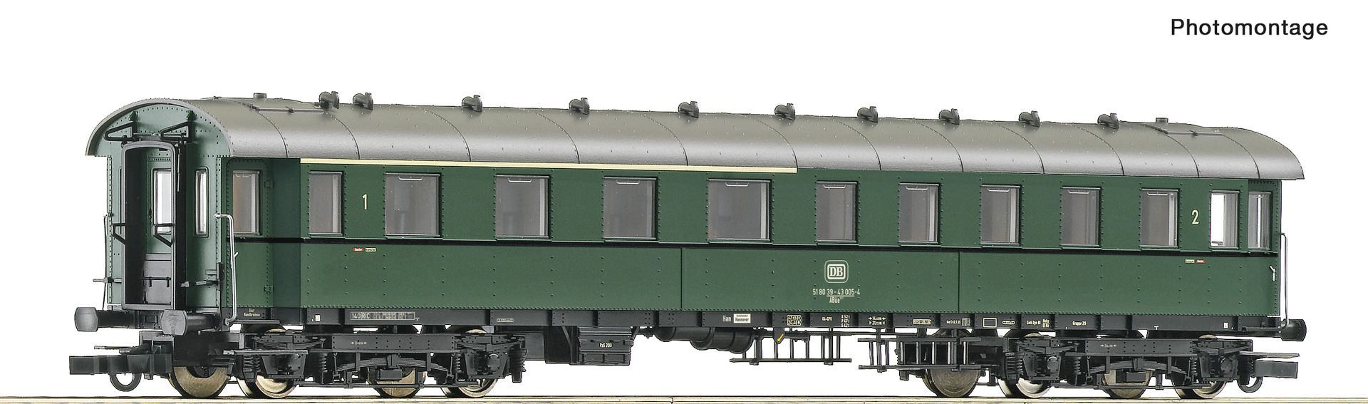 Roco 74865 - Schnellzugwagen DB Ep.IV 1/2.KL. H0/GL