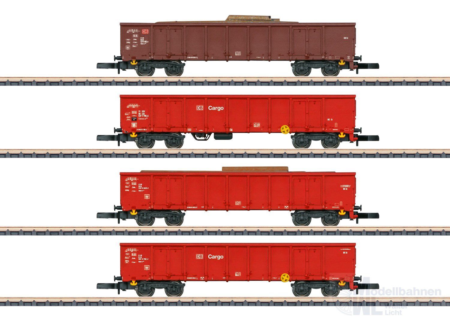 Märklin 82542 - Hochbordwagen Set DB Ep.V 4.tlg. Spur Z 1:220