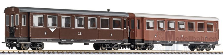 Liliput 340507 - Personenwagen Set Zillertalbahn Ep.III 2.tlg. H0e