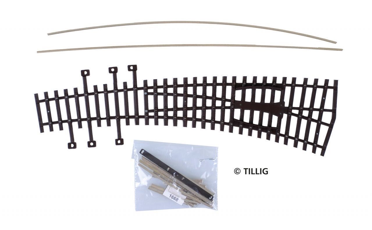 Tillig 82411 - Bausatz Innenbogenweiche rechts H0/GL