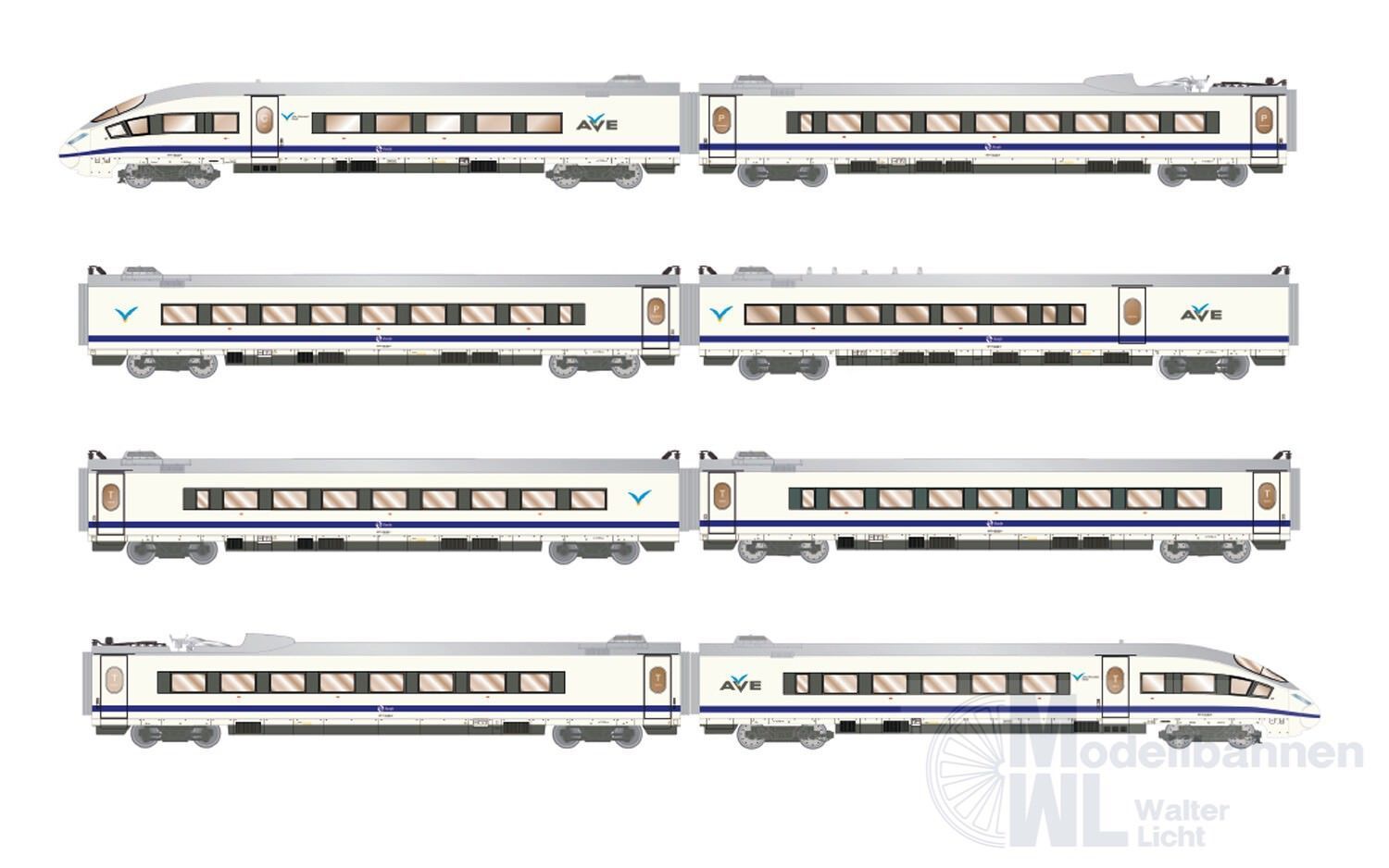 Arnold 2611S - Triebzug AVE S-103 RENFE Ep.V 8.tlg. N 1:160 Sound