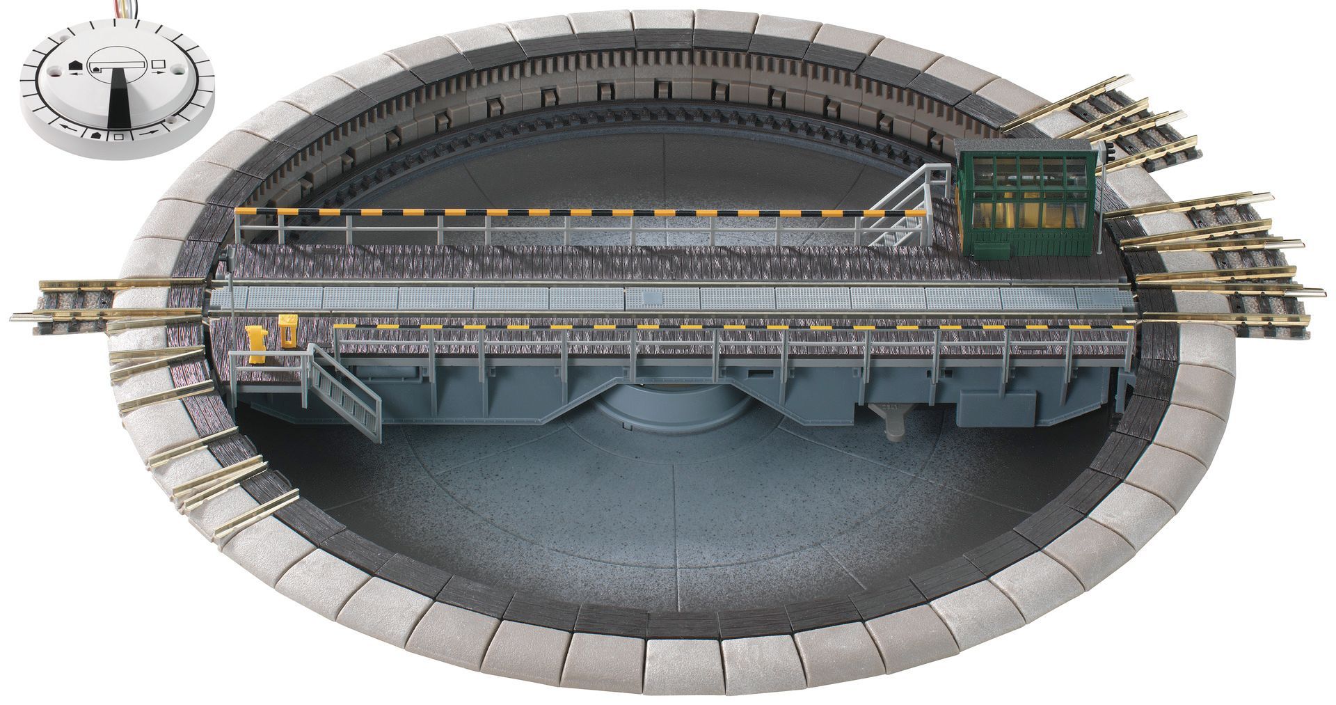 Fleischmann 9152 - Komfort-Drehscheibe 9152 C (denkend) mit elektrischem Antrieb