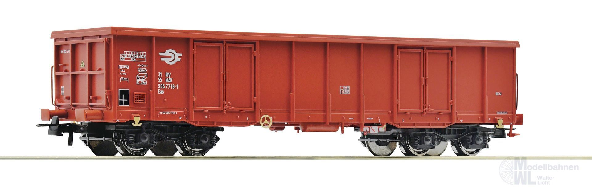 Roco 76969 - Güterwagen offen MAV Ep.V Eas H0/GL