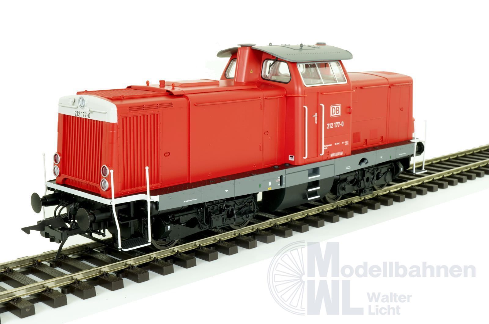 Lenz 40134-07 - Diesellok BR 212 DB Ep.VI verkehrsrot Spur 0