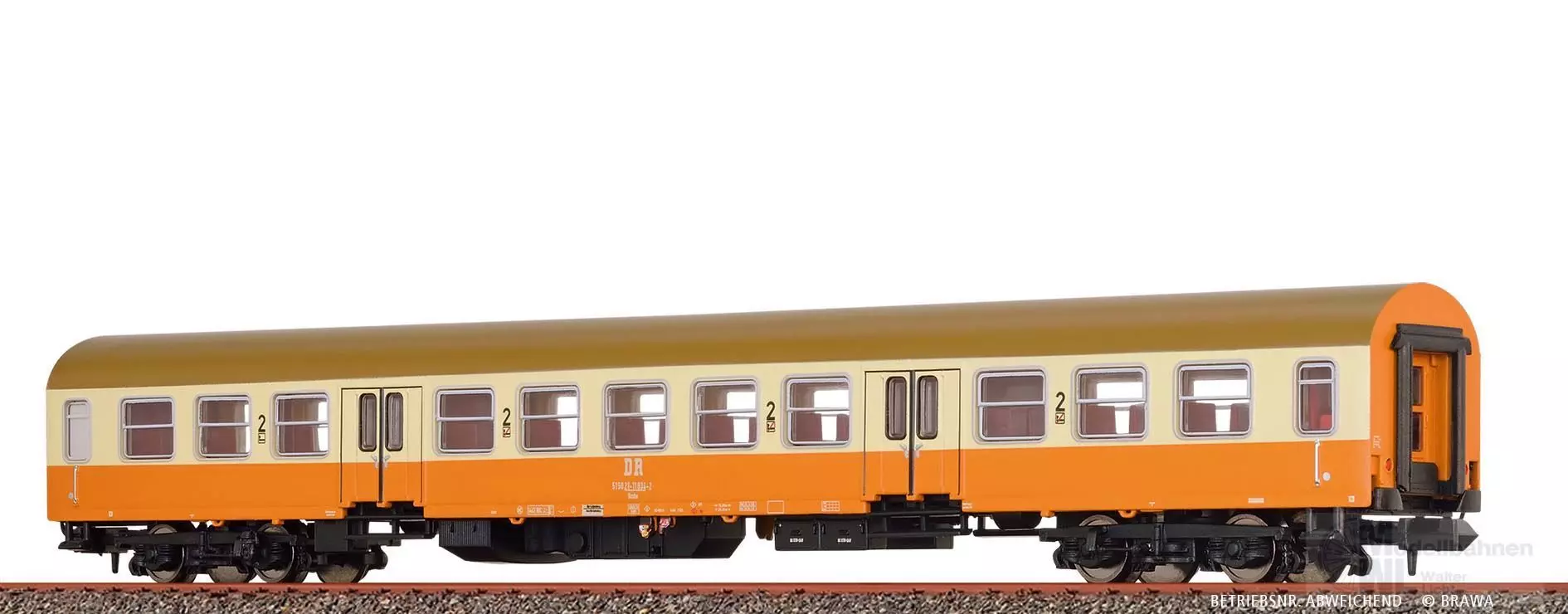 Brawa 65150 - Personenwagen DR Ep.IV Bmhe Städteexpress N 1:160