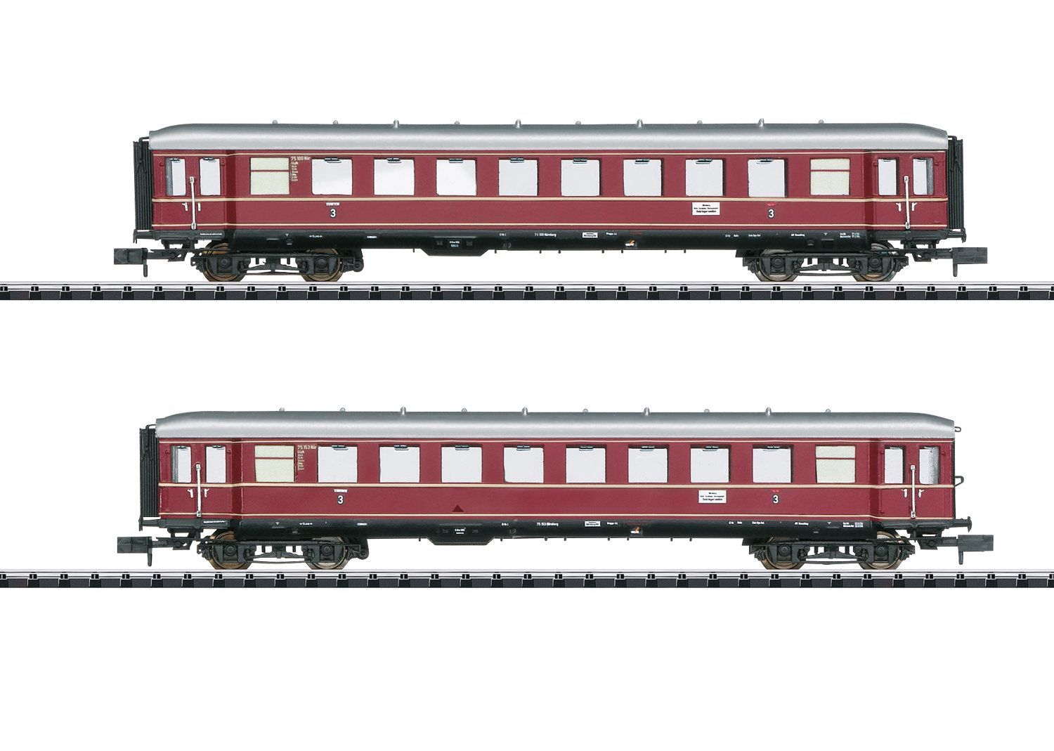 Trix 15406 - Personenwagen Set DB Ep.III 2.tlg. Die roten Bamberger Teil 2 N 1:160