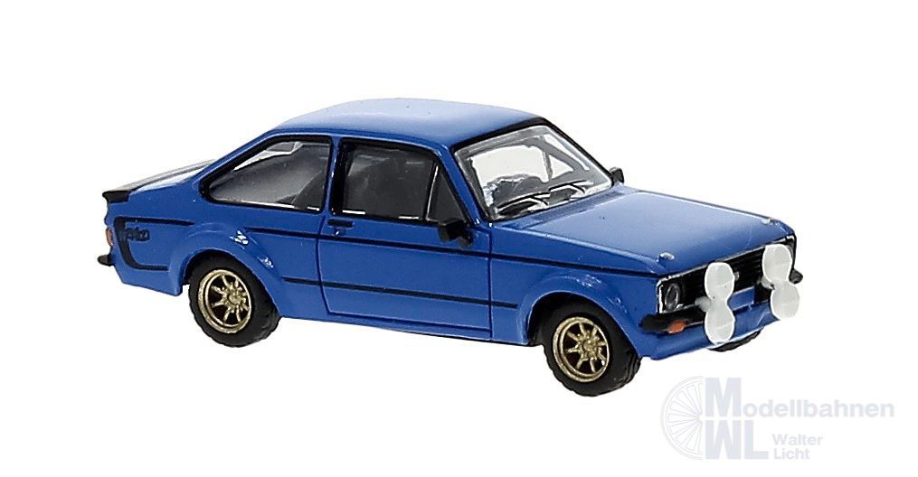 Brekina 19576 - Ford Escort RS 1800, blau H0 1:87