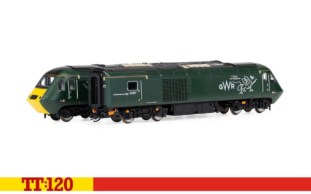 HORNBY TT TT3023M - Diesellok Class 43 GWR HST Train Pack TT 1:120