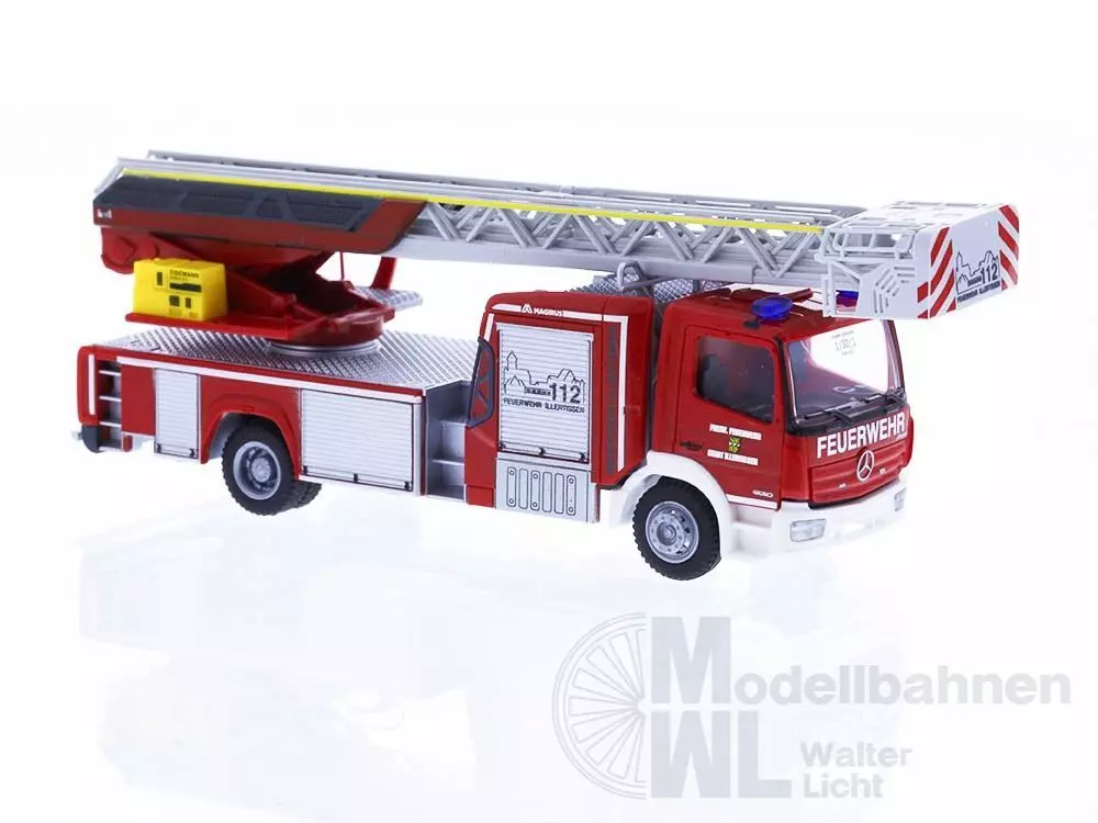 Rietze 71653 - Magirus DLK Atego ´19 FW Illertissen H0 1:87