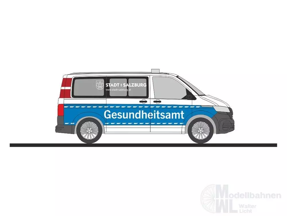 Rietze 53921 - Volkswagen T6.1 Gesundheitsamt Stadt Salzburg (AT) H0 1:87