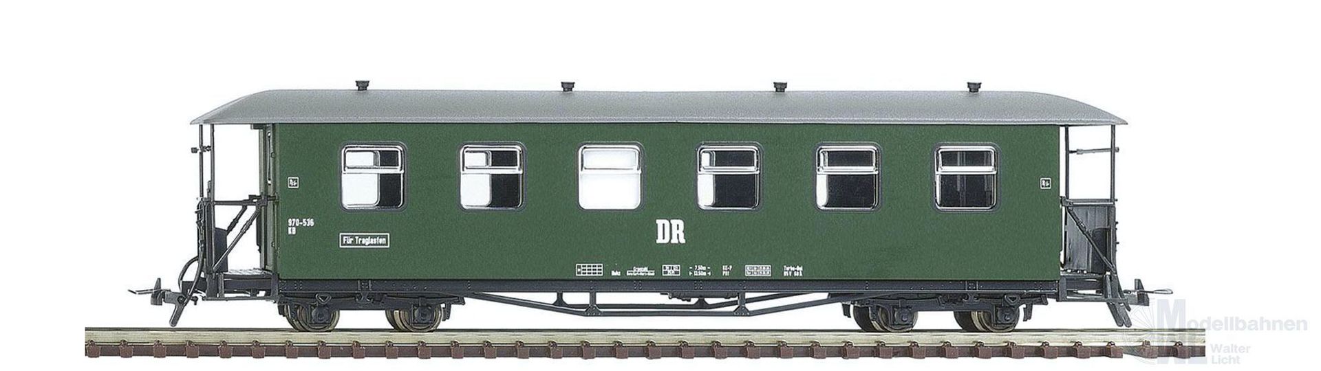 Bemo 3020812 - Personenwagen DR 970-620 Ep.IV Modernisierungswagen Traglasten H0e