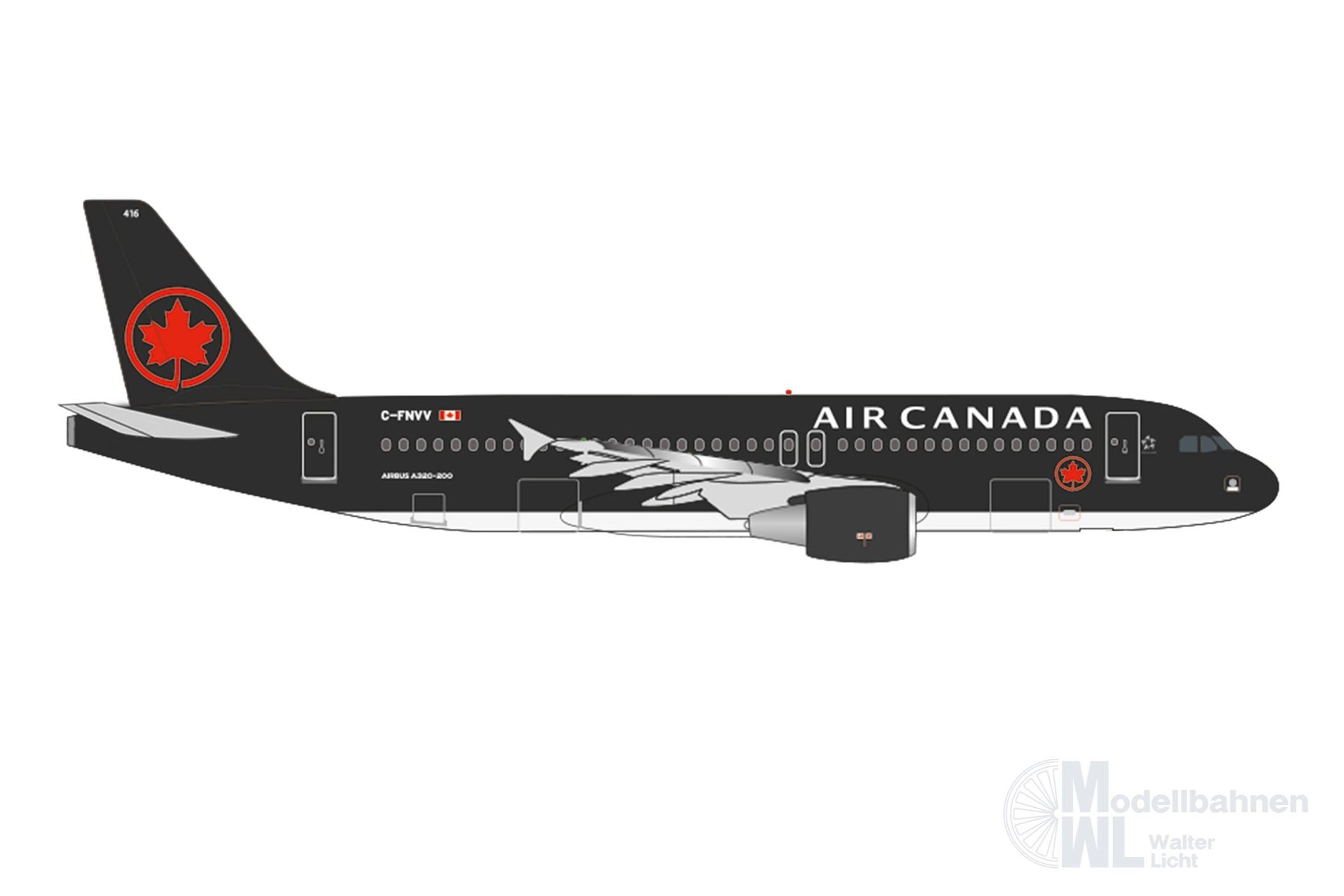 Herpa 537742 - A320 Air Canada Jetz 1:500