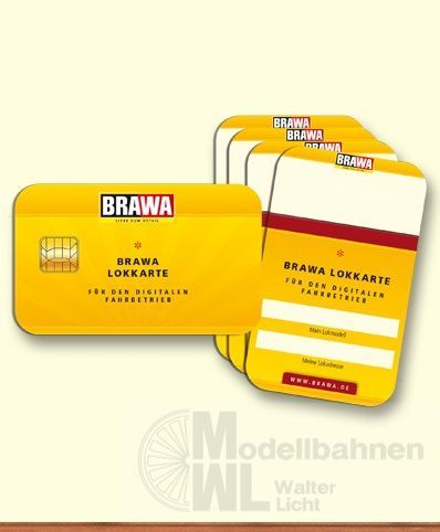 Brawa 93705 - Lokkarten 5-er Set