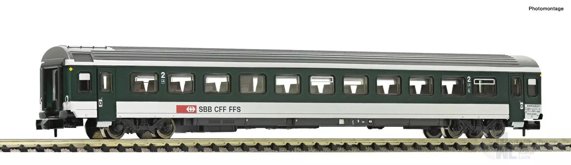 Fleischmann 6260058 - Personenwagen SBB Ep.V 2.Kl. 2.Betr.Nr. N 1:160