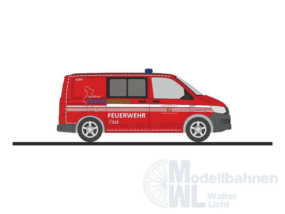 Rietze 53915 - Volkswagen T6 FW Landkreis Wesermarsch H0 1:87