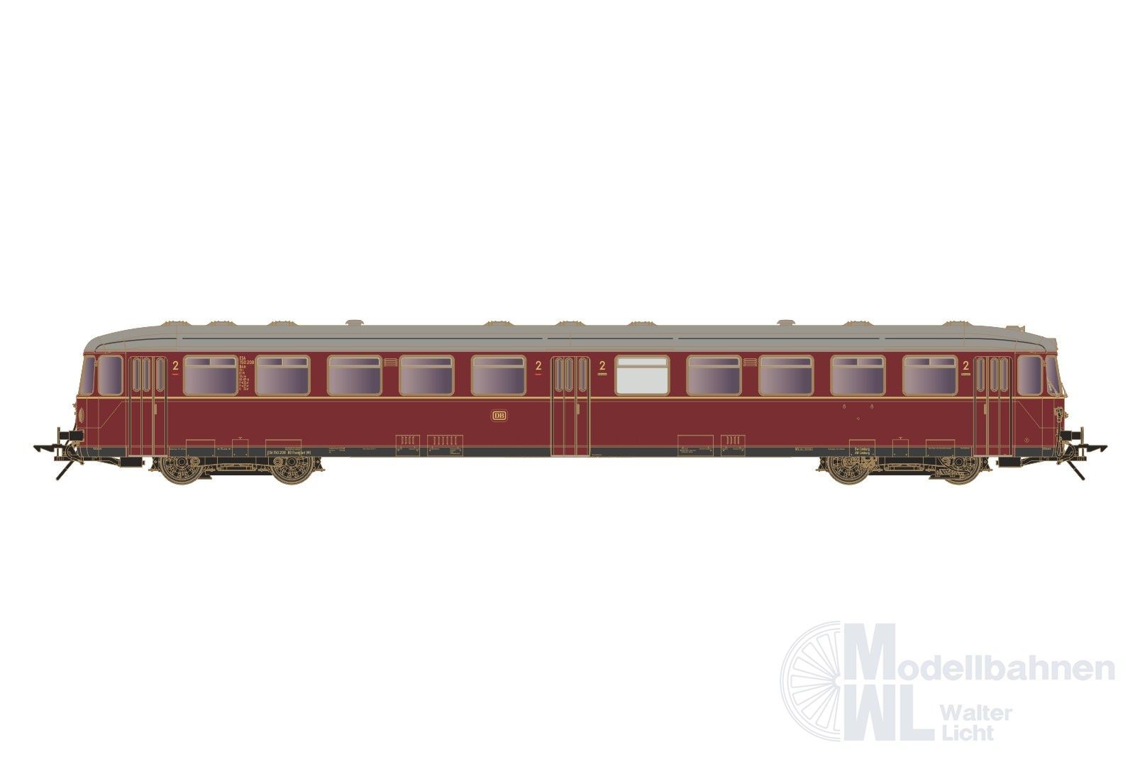 Lenz 40416-01 - Beiwagen ESA 150 DB Ep.III rot Spur 0