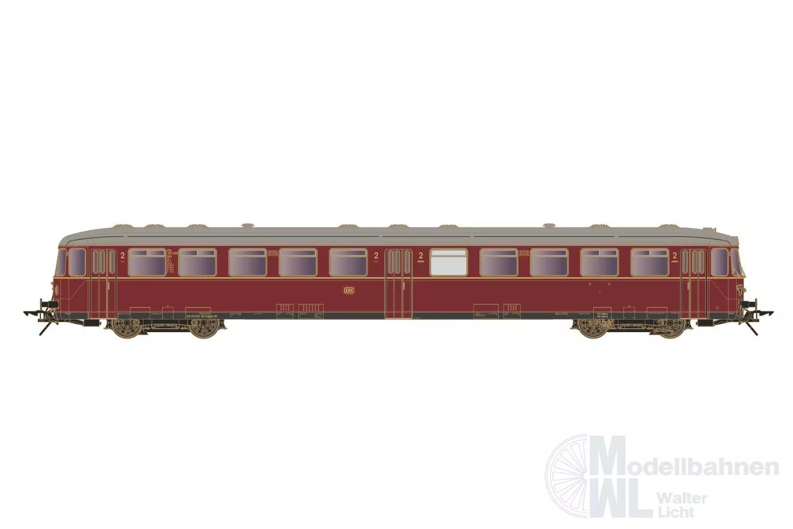 Lenz 40416-01 - Beiwagen ESA 150 DB Ep.III rot Spur 0