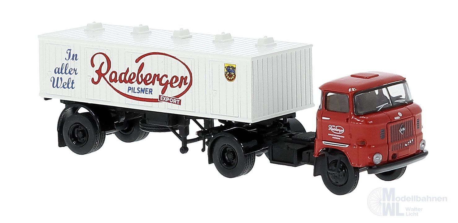 Brekina 71213 - IFA W50 Biertank-Sattelzug Radeberger H0 1:87