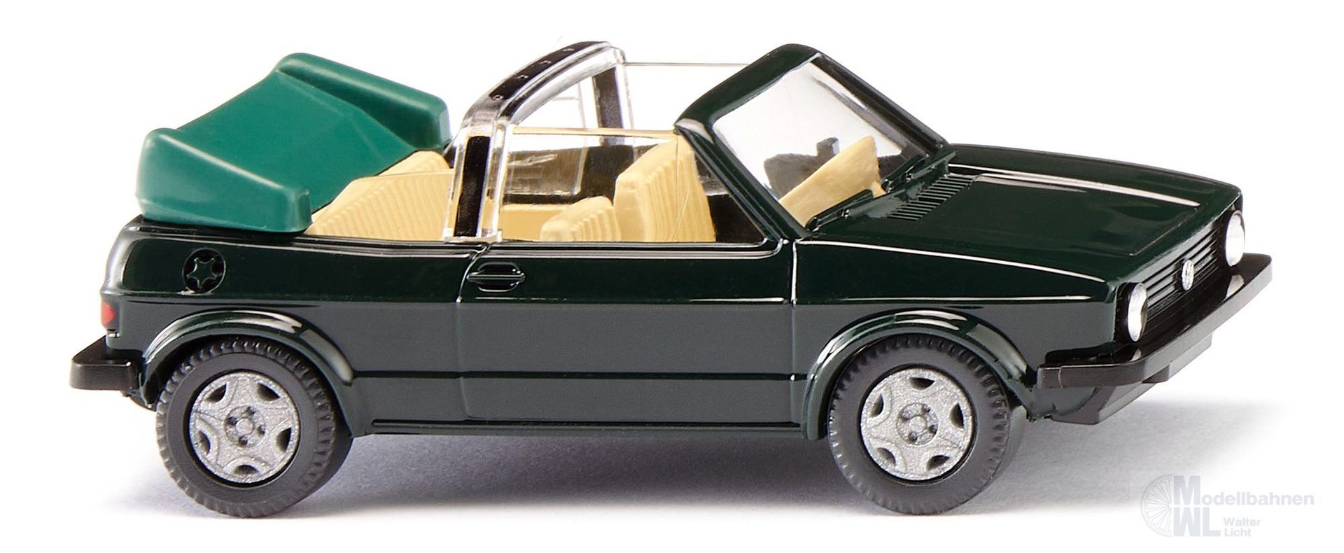 Wiking 004605 - VW Golf I Cabrio - dunkelgrün H0 1:87