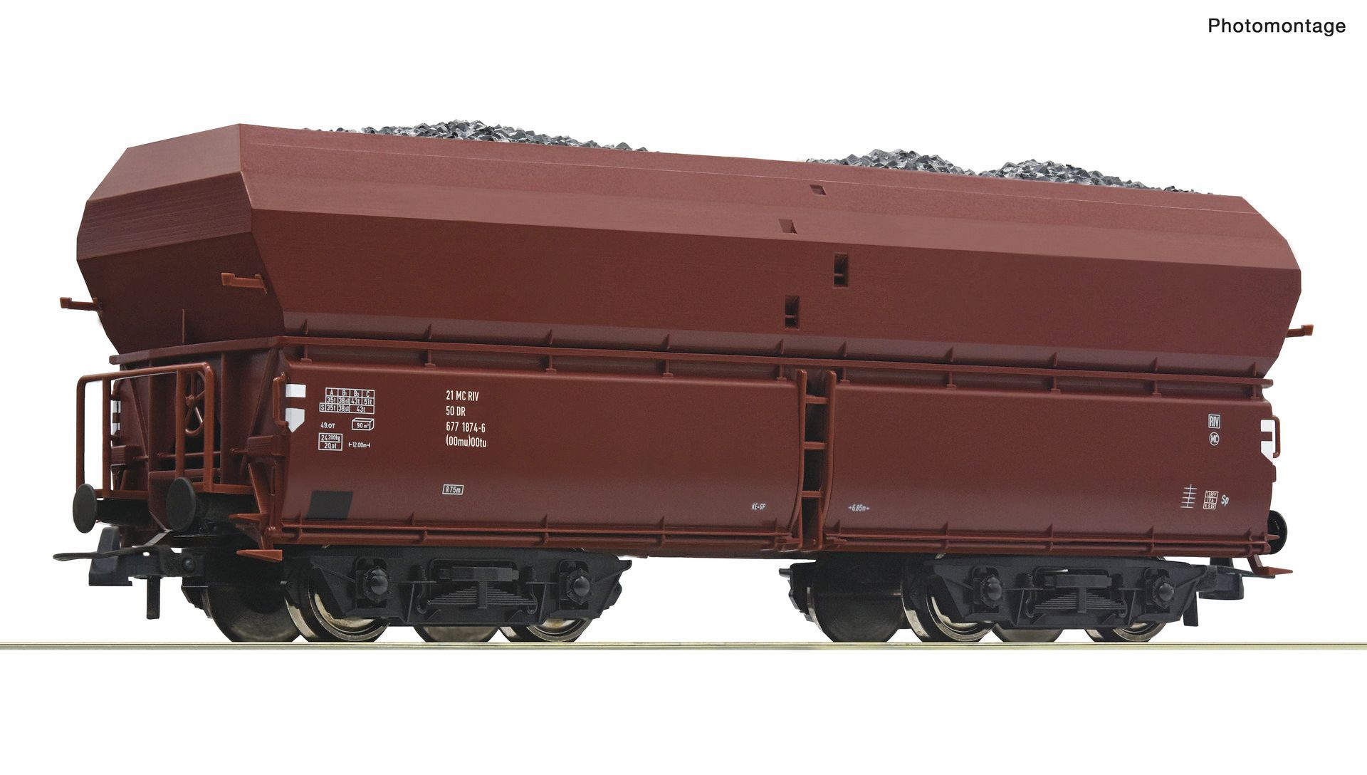 Roco 56333 - Selbstentladewagen DR Ep.IV H0/GL