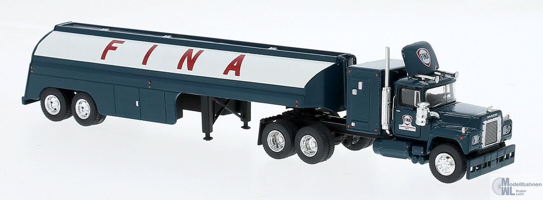 Brekina 85810 - Mack RS Tanker Fina H0 1:87