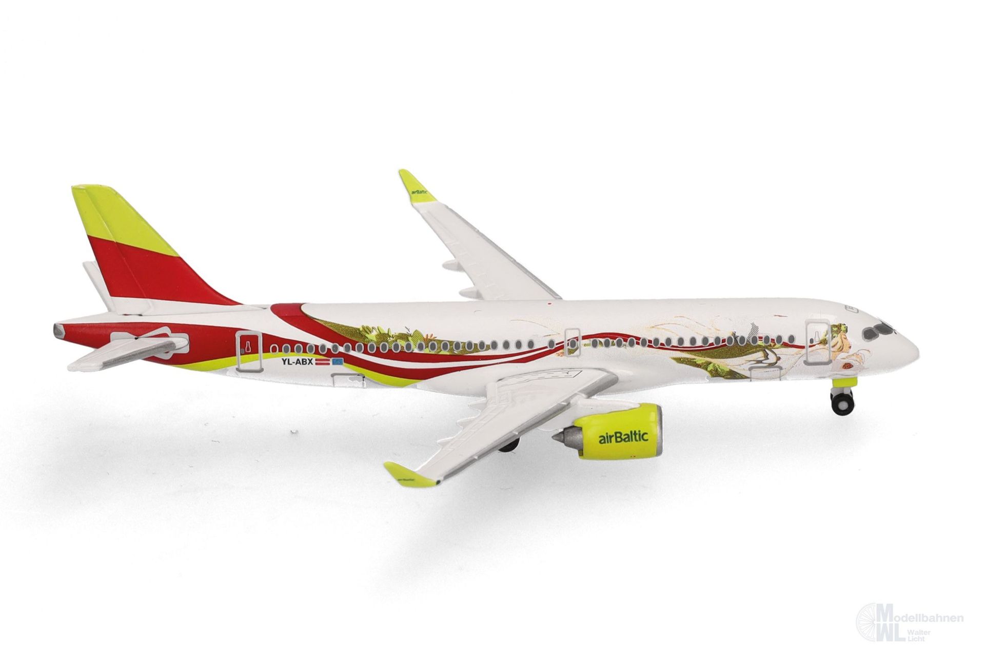 Herpa 538268 - A220-300 airBaltic 50th A220 1:500