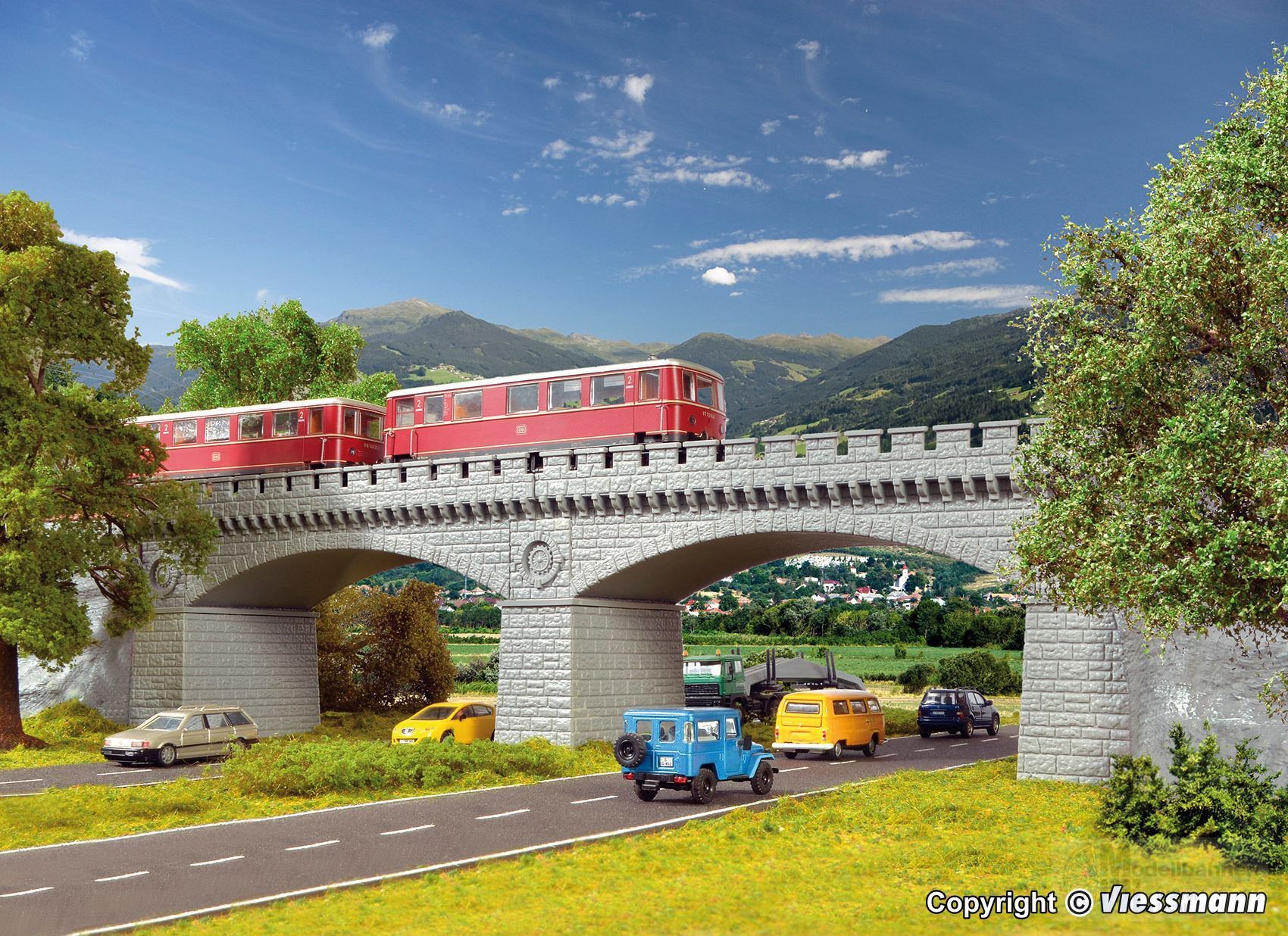 Vollmer 42551 - Steinbogenbrücke H0 1:87