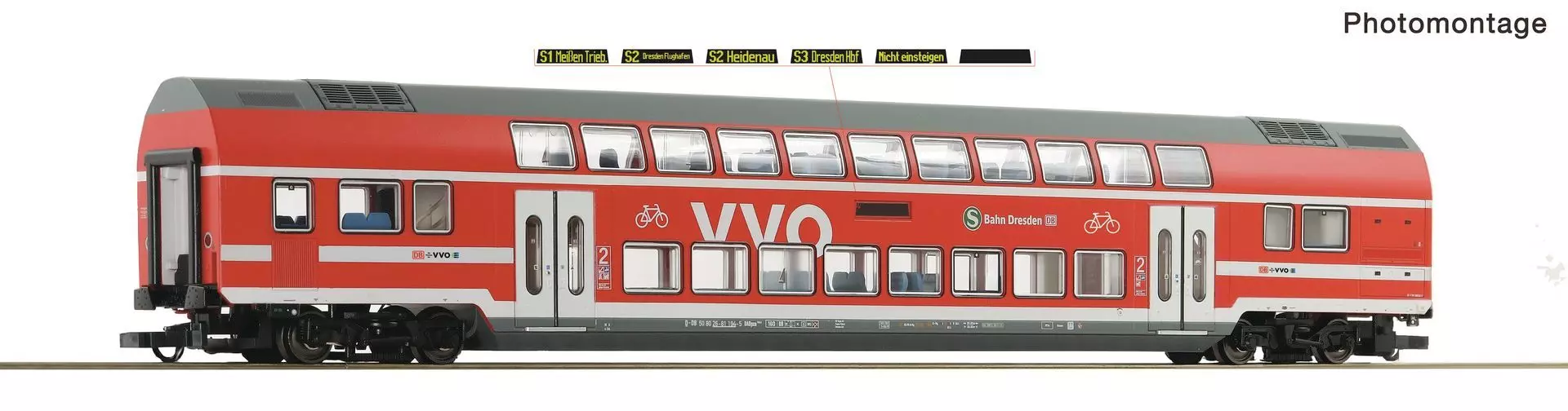 Roco 6200207 - Doppelstockwagen DB Ep.VI H0/GL