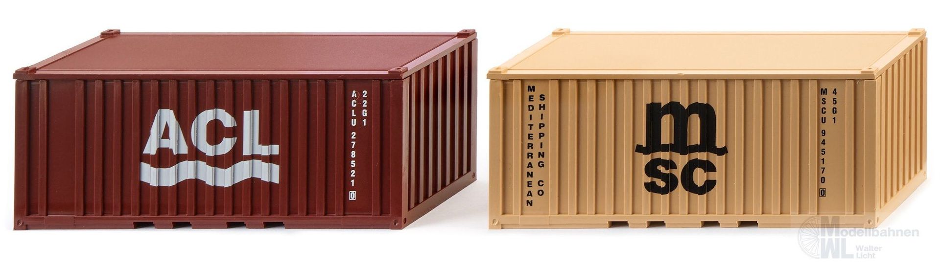 Wiking 001826 - Zubehörpackung - 20' Container H0 1:87