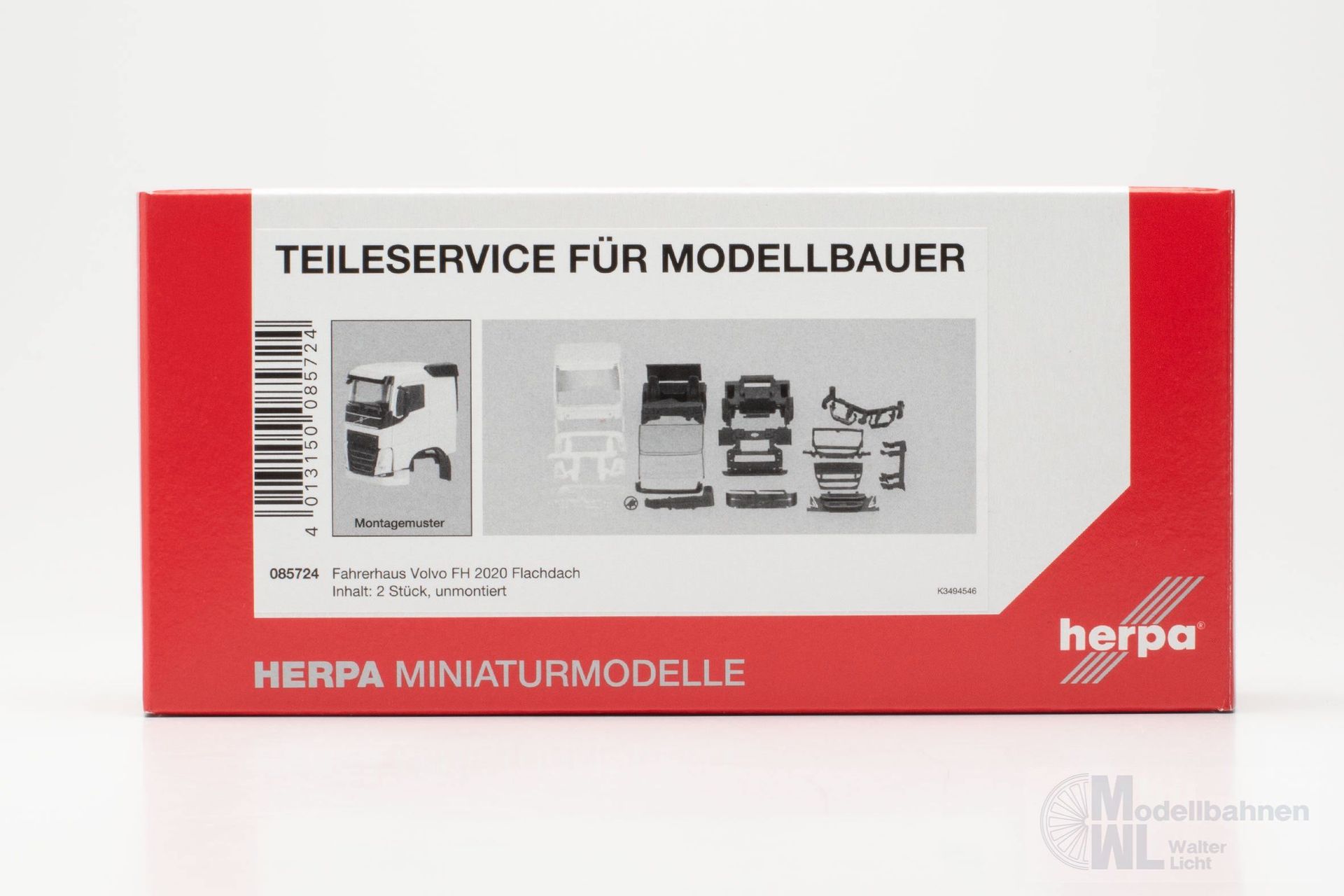 Herpa 085724 - TS Volvo FH 2020 Flachdach H0 1:87