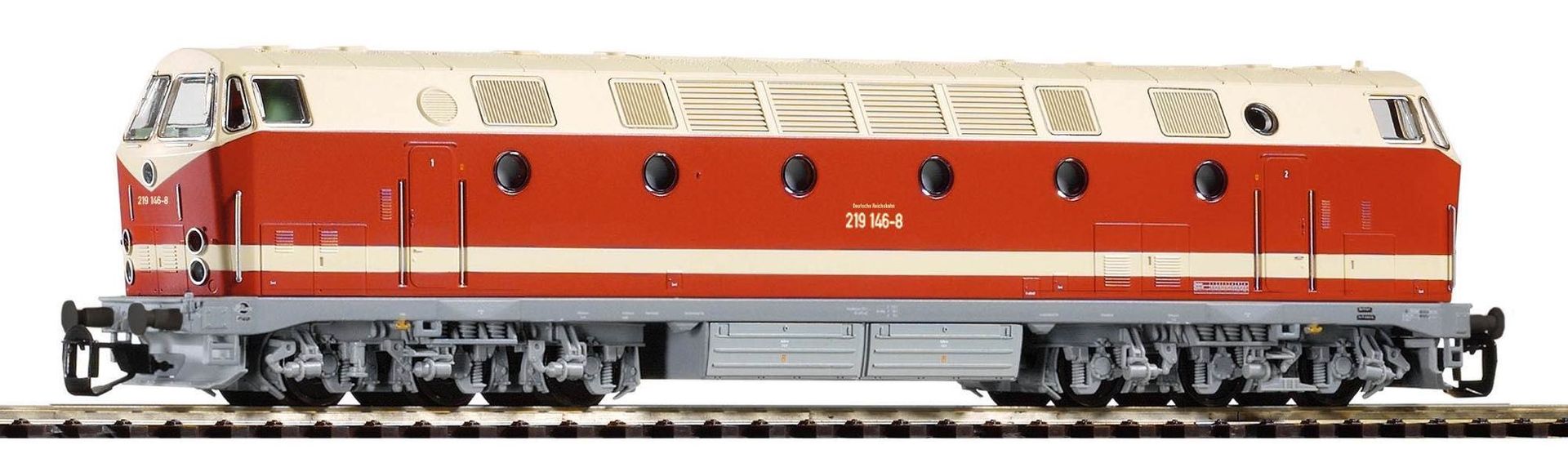 Piko 47346 - Diesellok BR 219 DR Ep.IV Spitzenlicht unten TT 1:120