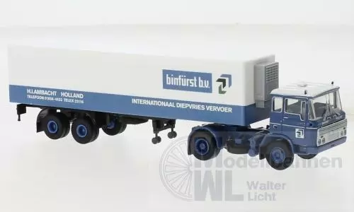 Brekina 85292 - DAF FT 2600 Kofferzug Binfürst (NL) H0 1:87