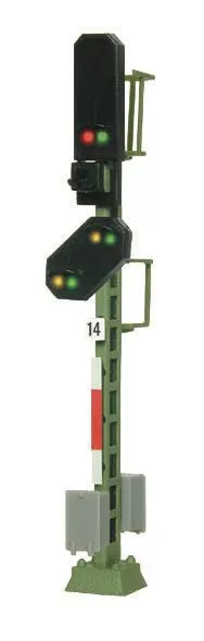 Viessmann 4414 - Licht Blocksignal mit Vorsignal N 1:160