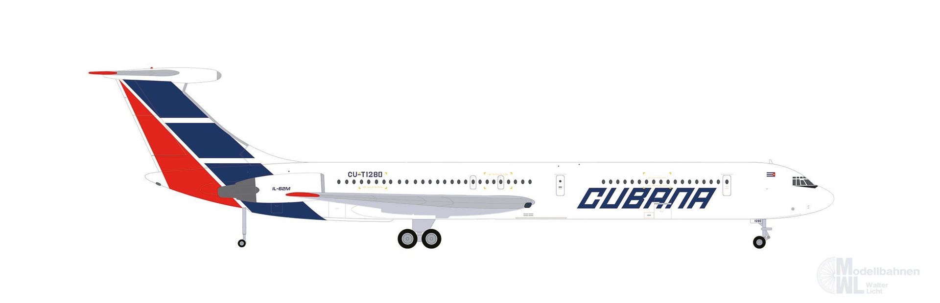 Herpa 573405 - IL-62M Cubana de Aviación 1:200