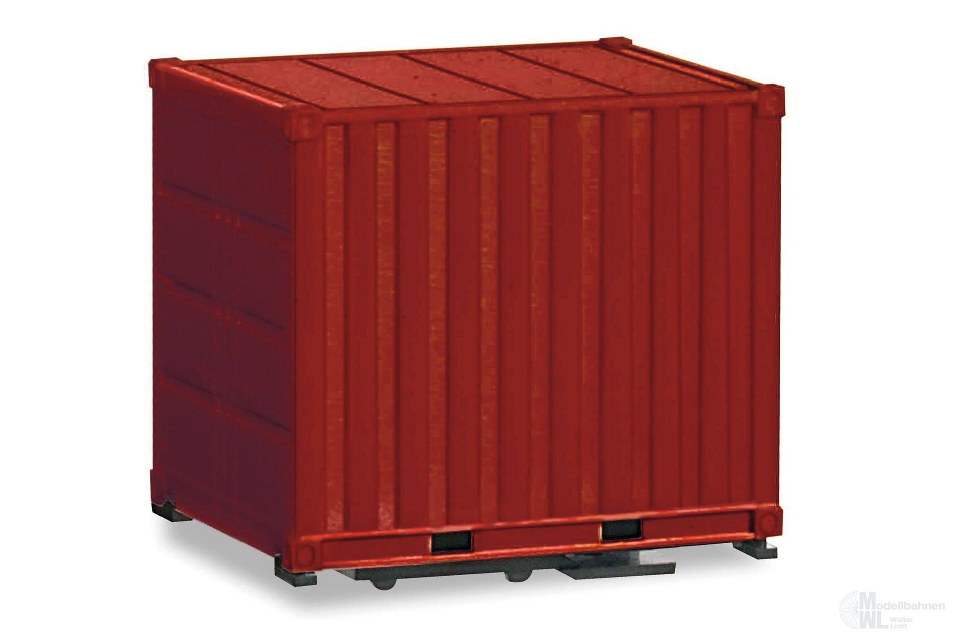 Herpa 053594-004 - Aufbau 10ft. Container 2 Stück rot H0 1:87